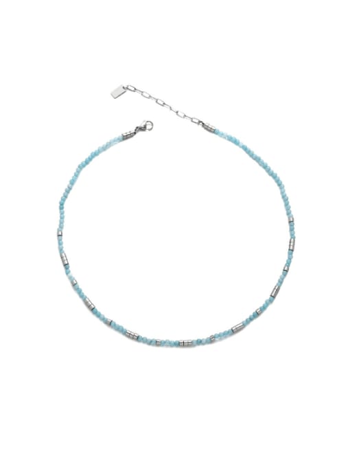 TINGS Titanium Steel MGB beads Irregular Trend Necklace 0