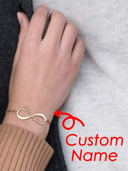 Desoto Custom Stainless steel Lettering Identification Friend Bracelet 4