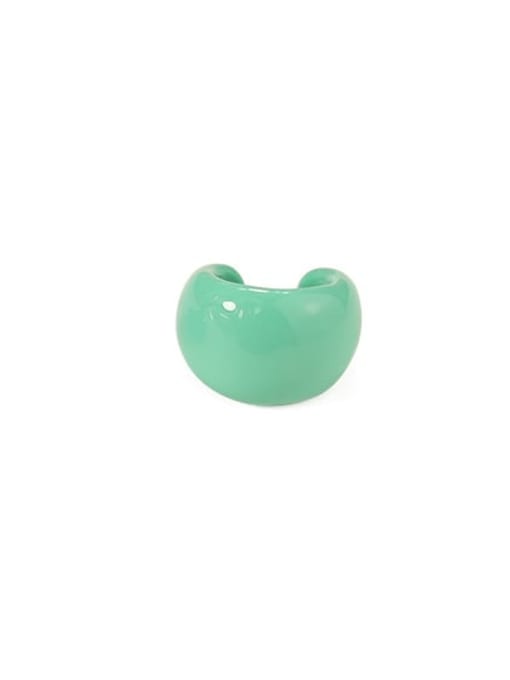 Menthol green (sold separately) Brass Enamel Geometric Minimalist Single Earring