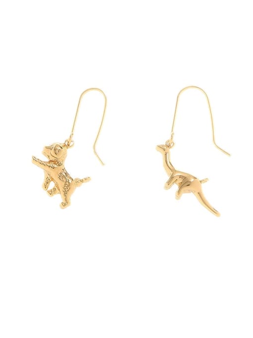 Five Color Brass Animal Cute Hook Earring 3
