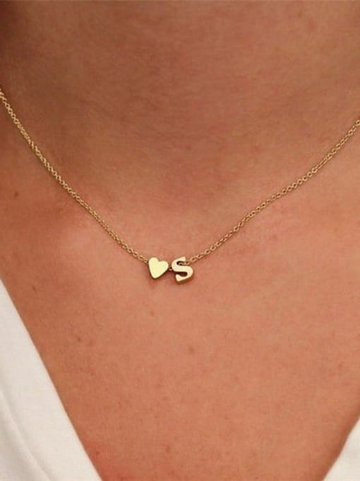 Desoto Titanium Heart Minimalist Necklace