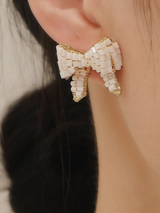 HYACINTH Brass Butterfly Vintage Stud Trend Korean Fashion Earring 1