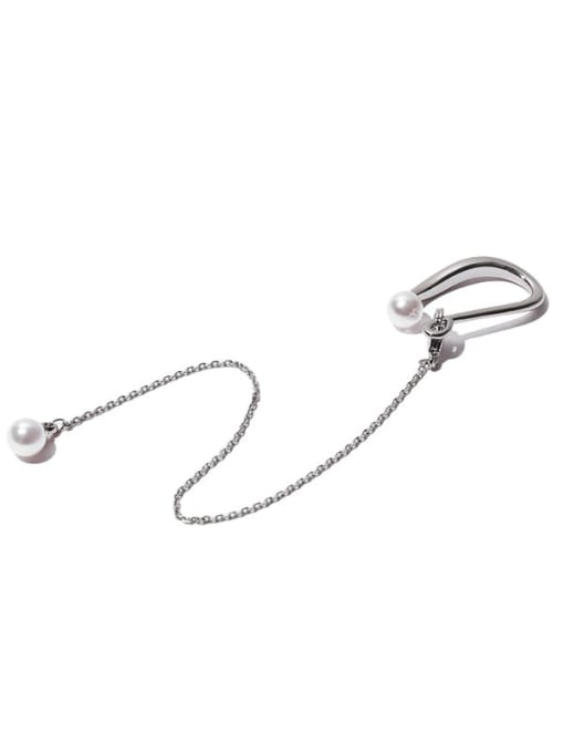 Removable (Single) Brass Bead Irregular Minimalist Single Earring