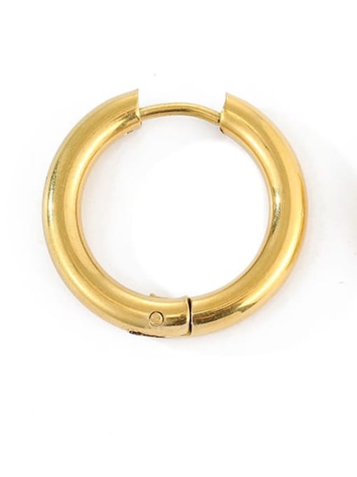 20mm gold Stainless steel Geometric Minimalist Huggie Earring