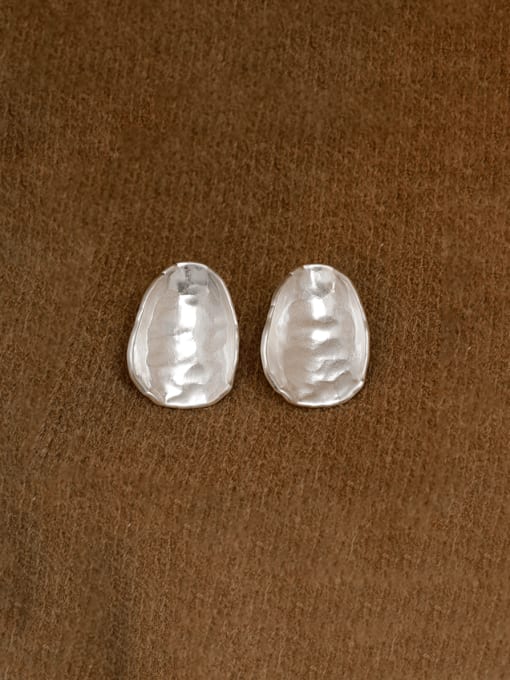 HYACINTH Brass Geometric Minimalist Stud Earring 2