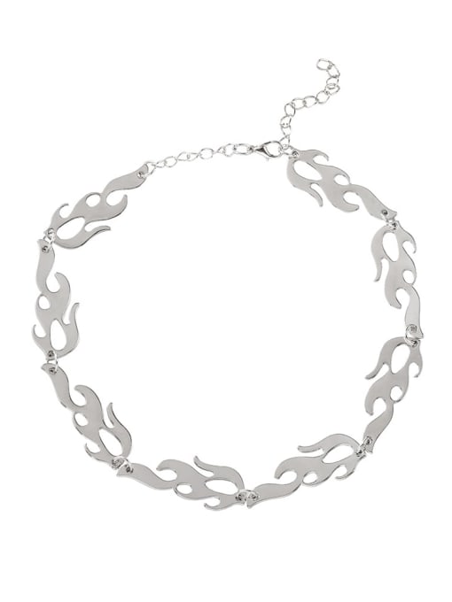 8 necklaces Titanium Steel Hip Hop Irregular  Earring Braclete and Necklace Set