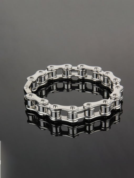 Ke Hong Titanium+smooth Minimalist Link Bracelet 1