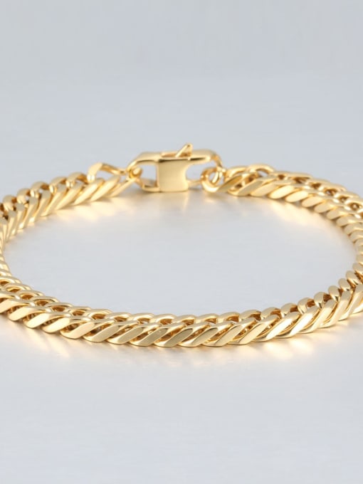 Gold (0.6cm wide) Titanium+smooth Minimalist Chain