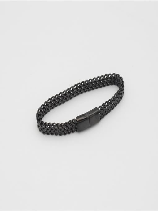 Ke Hong Titanium Steel Geometric Chain Hip Hop Link Bracelet 1