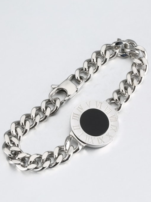 Ke Hong Titanium Number shell Luxury Bracelet 1