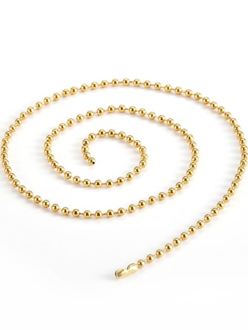 Ke Hong Titanium  Vintage Beaded  chain Necklace 4