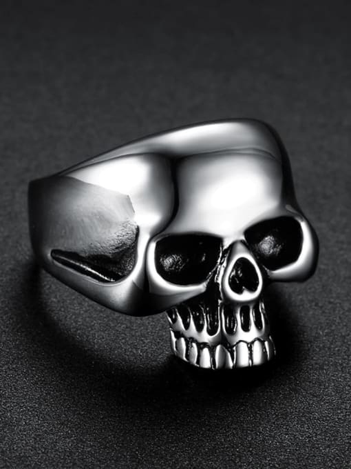 Mr.High Stainless steel Skull Vintage Band Ring 2