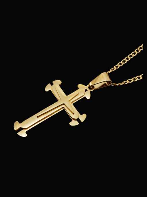 ZXIN Stainless steel Cross Minimalist Regligious Necklace 1