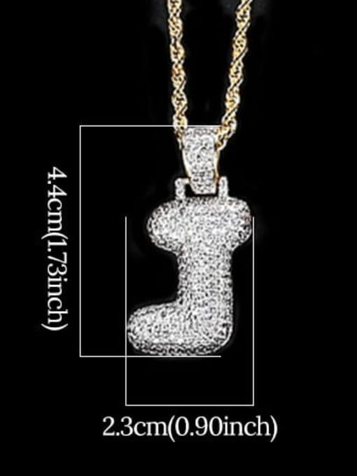 J 24In 61cm twist chain t20i10 t20a02 Brass Cubic Zirconia Message Hip Hop Necklace
