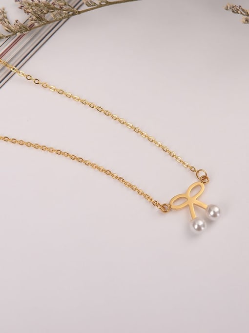 Ke Hong Titanium butterfly  Minimalist Pendant  Necklace 1