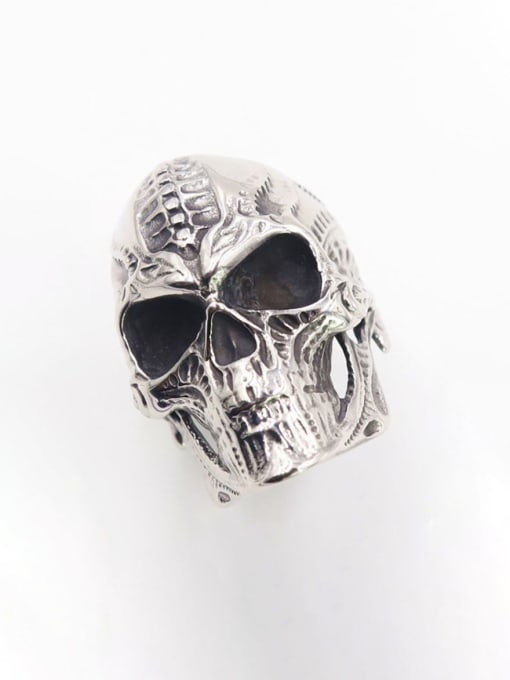 Mr.High Stainless steel Skull Vintage Band Ring