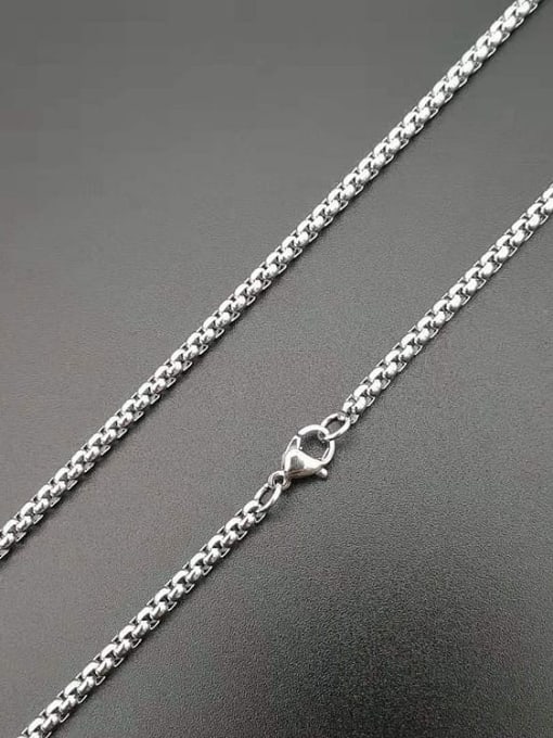 Chain 3mm*61cm Titanium Steel Turquoise Eagle Vintage Necklace For Men