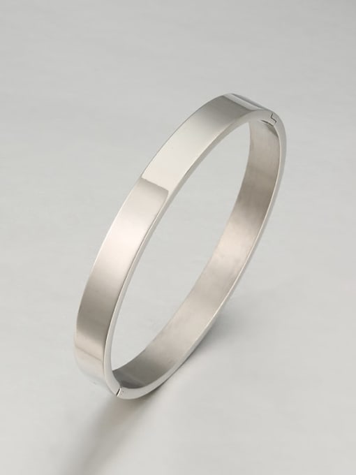 Ke Hong Titanium smooth und Minimalist Bracelet 0