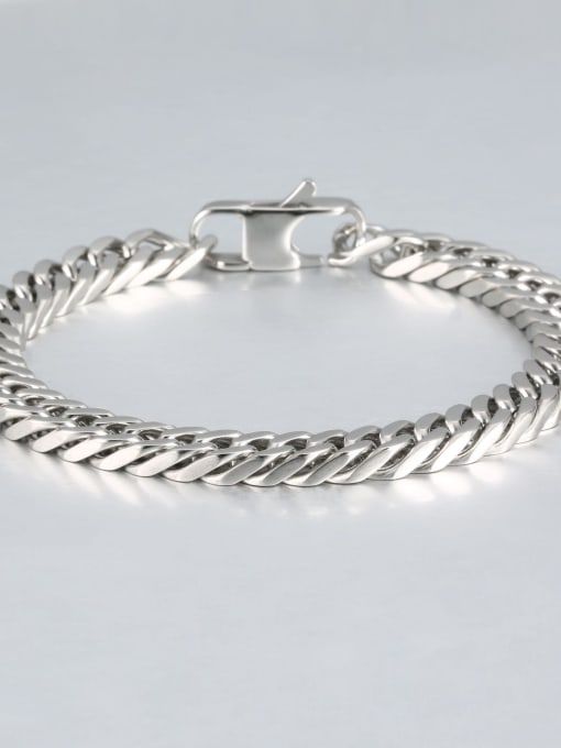 Steel color (0.8cm wide) Titanium+smooth Minimalist Chain