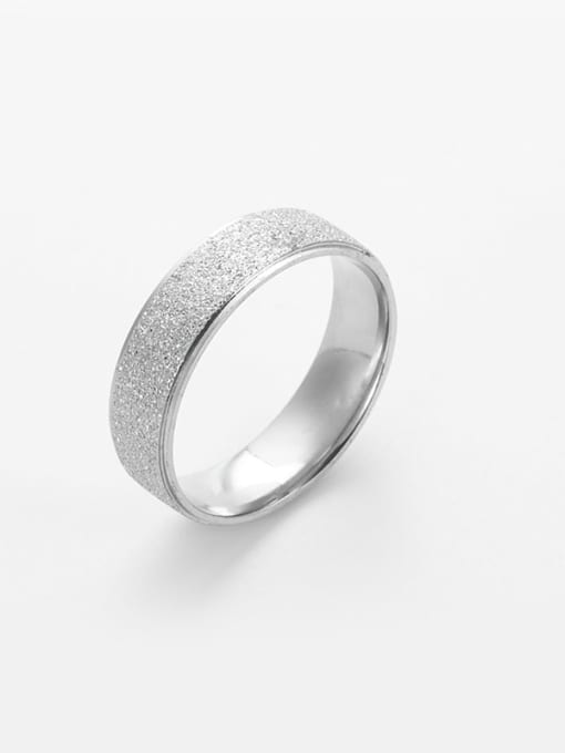 Steel color Titanium Gold dust Simple round Band Ring