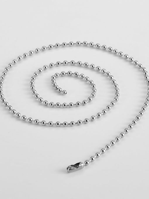 Ke Hong Titanium  Vintage Beaded  chain Necklace 2