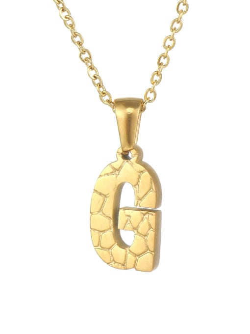 (including chain) g Stainless steel Minimalist English Letter Pendant  Necklace