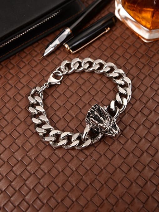 Ke Hong Titanium Dragon Minimalist Bracelet 1
