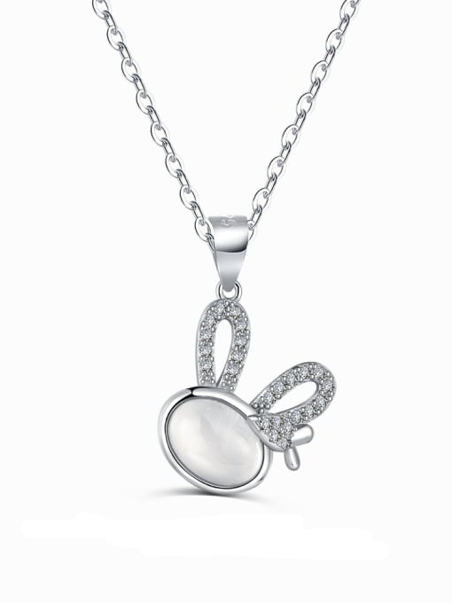 M&J 925 Sterling Silver Rabbit Necklace