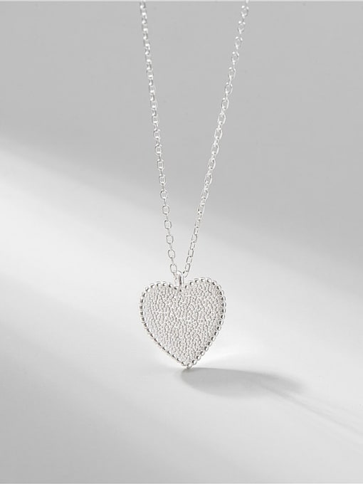 ARTTI 925 Sterling Silver Heart Minimalist Necklace