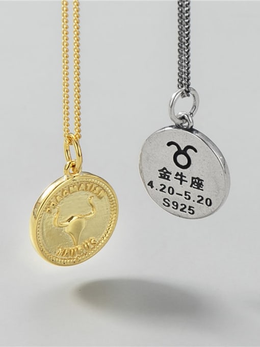 Taurus (single pendant) 925 Sterling Silver Constellation Minimalist Necklace