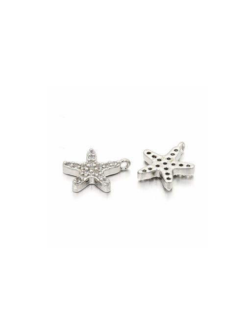 KOKO Copper starfish petite micro-set zircon accessories 0