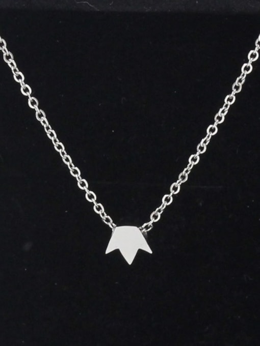 an crown Stainless steel Crown Trend Necklace