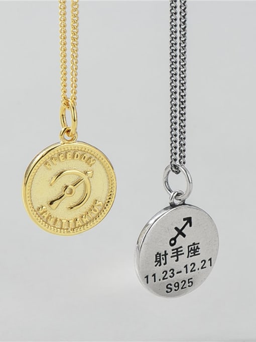 Sagittarius (single pendant) 925 Sterling Silver Constellation Minimalist Necklace
