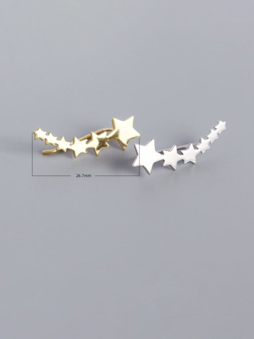 ACEE 925 Sterling Silver Star Minimalist Stud Earring 1