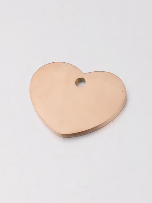 玫瑰金 Heart Stainless steel Minimalist Pendant