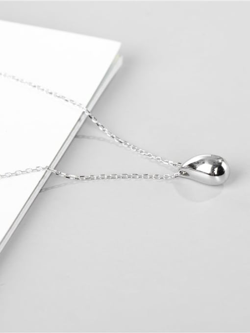 Water Drop Necklace 925 Sterling Silver Water Drop Minimalist Necklace