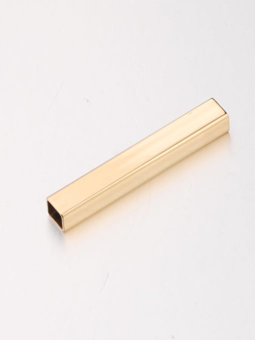 Gold hollow solid bar (mp559) Stainless steel retractable three-dimensional stick mother's day pendant