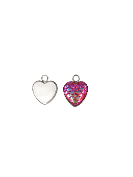 MEN PO Stainless steel Love heart-shaped bottom support 1