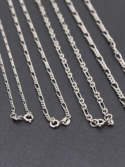 CYS 925 Sterling Silver Trend Link Necklace 0
