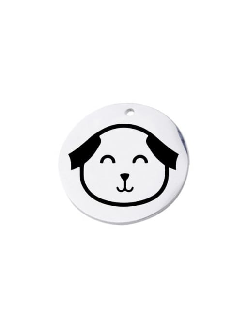 dongwu002 20mm 8 Stainless steel cute pet small pendant