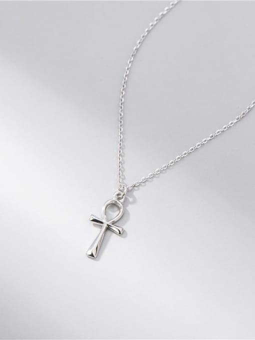 ARTTI 925 Sterling Silver Cross Minimalist Regligious Necklace 0