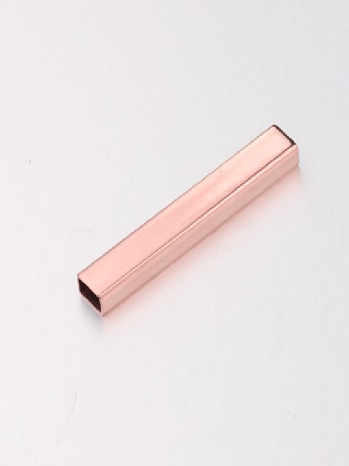 Rose Gold hollow solid rod (mp559) Stainless steel retractable three-dimensional stick mother's day pendant