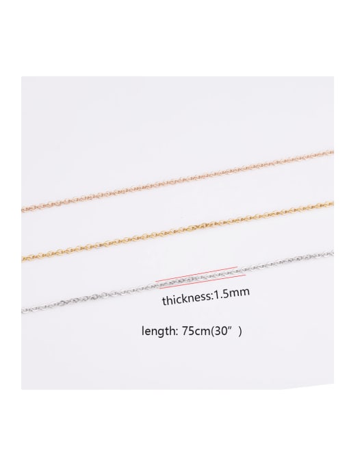 MEN PO Stainless steel chain necklace / jewelry with chain