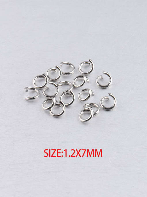 steel 100pcs Stainless steel open ring single ring accessories