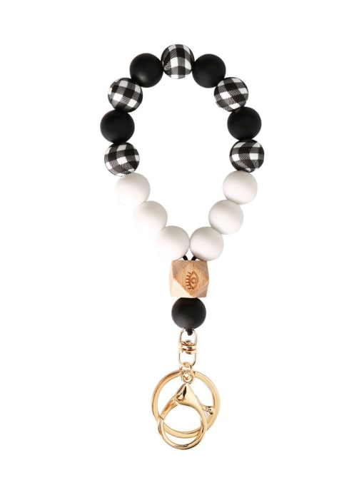 JMI Alloy Silicone Beads  Color Bracelet /Key Chain 0