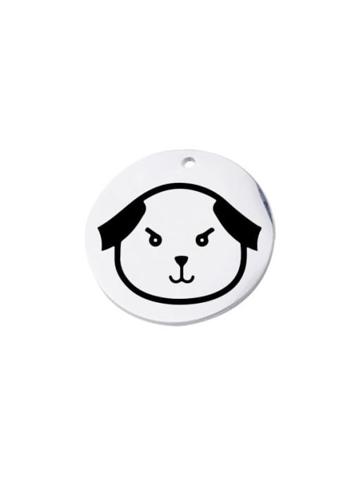 dongwu002 20mm 6 Stainless steel cute pet small pendant