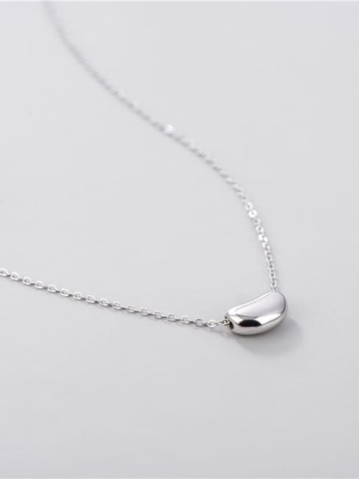 Pea Necklace 925 Sterling Silver Irregular Minimalist Necklace