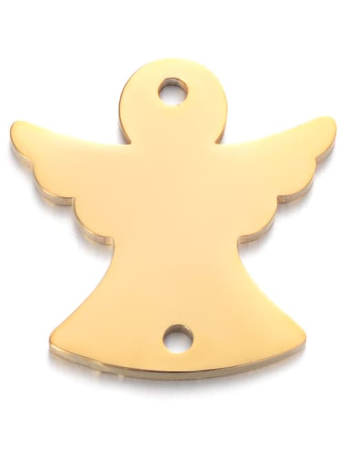 golden Stainless steel Wing Charm