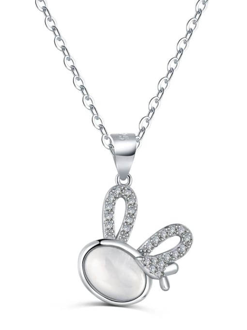 M&J 925 Sterling Silver Rabbit Necklace 4