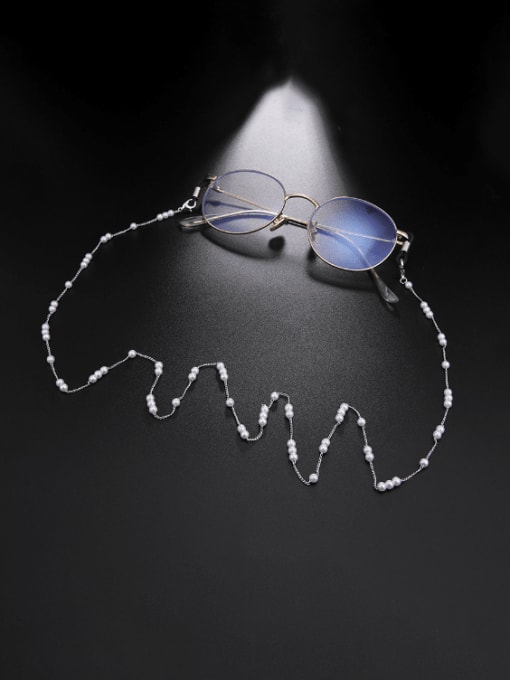 JMI Brass Iron Imitation Pearl Minimalist Sunglass Chains 0